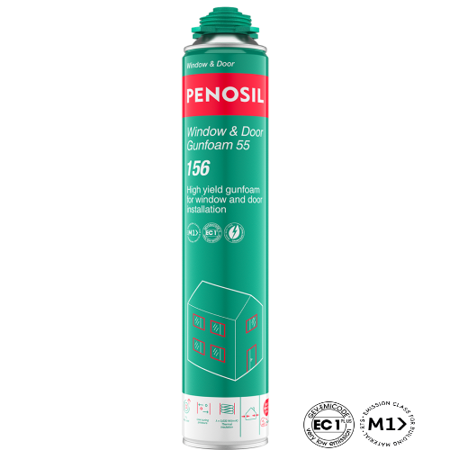 PENOSIL Window & Door Gunfoam 55 156 high yield gunfoam for window and door installation.